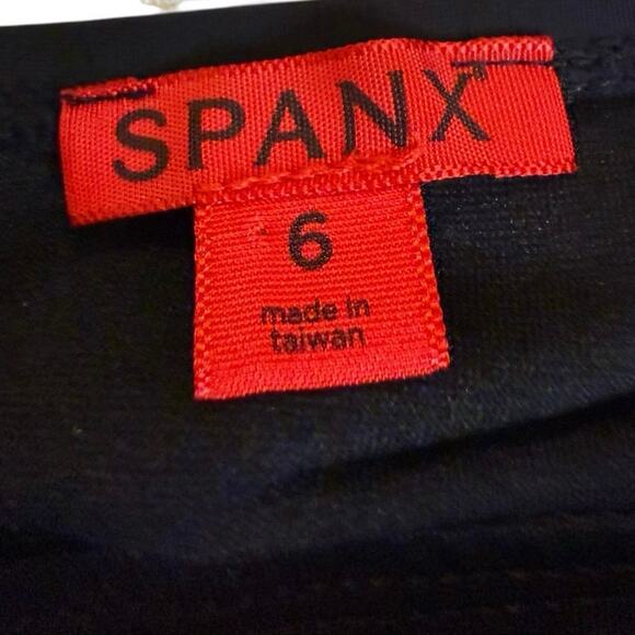 Spanx Black Swim Dress Size 6 – Figure-Flattering Tummy Control One-Piece - Picture 2 of 5